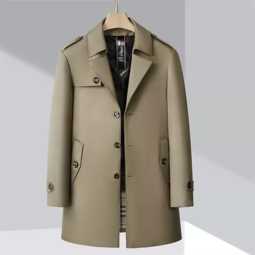 Wholesale Burberry Trench Coat Long Sleeved For Men #1272258 $118.00 USD, Wholesale Quality Replica Burberry Trench Coat