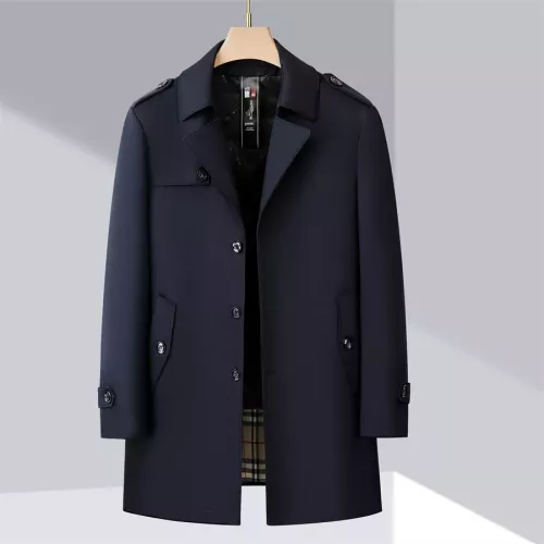 Wholesale Burberry Trench Coat Long Sleeved For Men #1272259 $118.00 USD, Wholesale Quality Replica Burberry Trench Coat