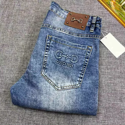 Wholesale Gucci Jeans For Men #1272305 $48.00 USD, Wholesale Quality Replica Gucci Jeans