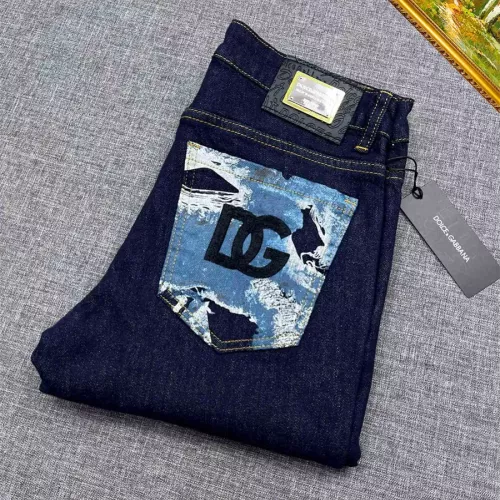 Wholesale Dolce &amp; Gabbana D&amp;G Jeans For Men #1272325 $48.00 USD, Wholesale Quality Replica Dolce &amp; Gabbana D&amp;G Jeans