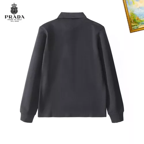 Replica Prada T-Shirts Long Sleeved For Men #1272365 $40.00 USD for Wholesale