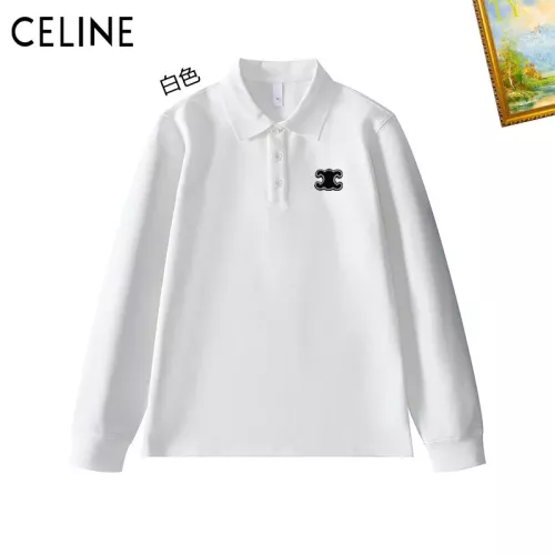 Wholesale Celine T-Shirts Long Sleeved For Men #1272375 $40.00 USD, Wholesale Quality Replica Celine T-Shirts