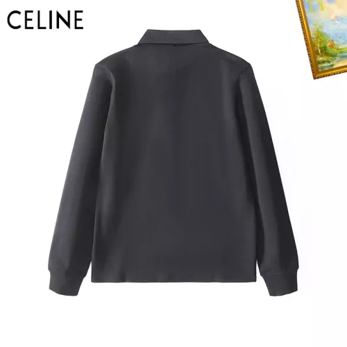 Replica Celine T-Shirts Long Sleeved For Men #1272378 $40.00 USD for Wholesale