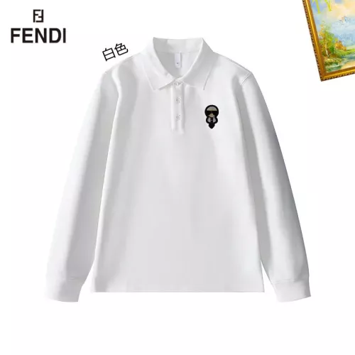 Wholesale Fendi T-Shirts Long Sleeved For Men #1272391 $40.00 USD, Wholesale Quality Replica Fendi T-Shirts