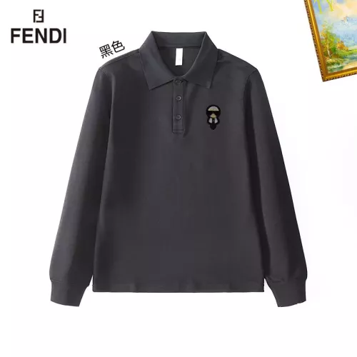 Wholesale Fendi T-Shirts Long Sleeved For Men #1272394 $40.00 USD, Wholesale Quality Replica Fendi T-Shirts