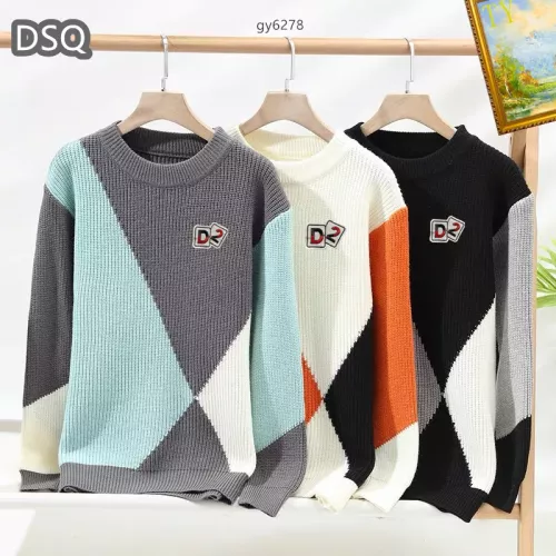 Replica Dsquared Sweaters Long Sleeved For Men #1272407 $48.00 USD for Wholesale