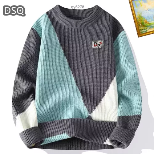 Wholesale Dsquared Sweaters Long Sleeved For Men #1272408 $48.00 USD, Wholesale Quality Replica Dsquared Sweaters