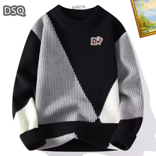 Wholesale Dsquared Sweaters Long Sleeved For Men #1272409 $48.00 USD, Wholesale Quality Replica Dsquared Sweaters