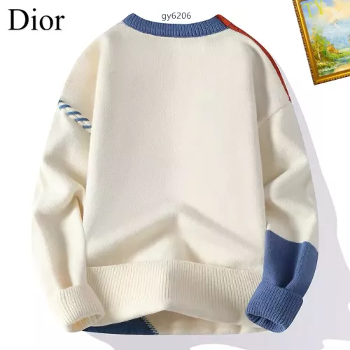 Replica Christian Dior Sweaters Long Sleeved For Men #1272432 $48.00 USD for Wholesale