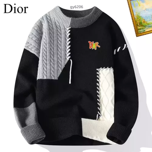 Wholesale Christian Dior Sweaters Long Sleeved For Men #1272433 $48.00 USD, Wholesale Quality Replica Christian Dior Sweaters