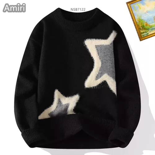 Wholesale Amiri Sweaters Long Sleeved For Men #1272437 $48.00 USD, Wholesale Quality Replica Amiri Sweaters