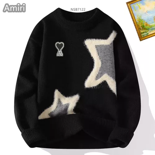 Wholesale Amiri Sweaters Long Sleeved For Men #1272441 $48.00 USD, Wholesale Quality Replica Amiri Sweaters