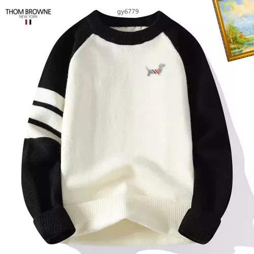 Wholesale Thom Browne TB Sweaters Long Sleeved For Men #1272442 $48.00 USD, Wholesale Quality Replica Thom Browne TB Sweaters