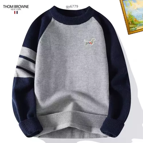 Wholesale Thom Browne TB Sweaters Long Sleeved For Men #1272443 $48.00 USD, Wholesale Quality Replica Thom Browne TB Sweaters