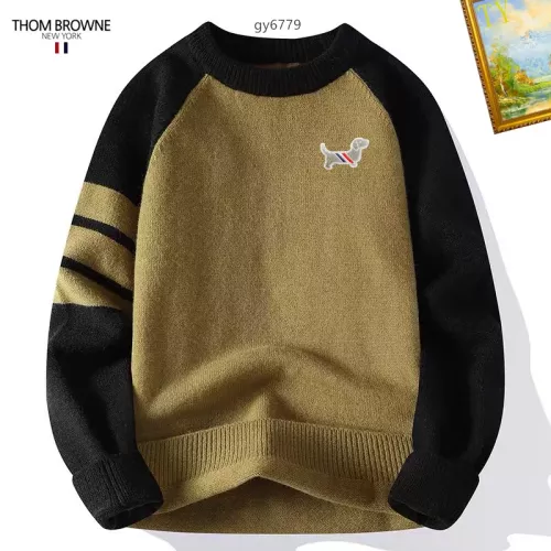 Wholesale Thom Browne TB Sweaters Long Sleeved For Men #1272444 $48.00 USD, Wholesale Quality Replica Thom Browne TB Sweaters