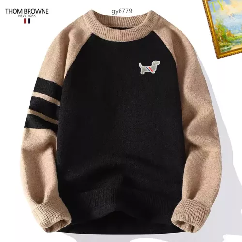 Wholesale Thom Browne TB Sweaters Long Sleeved For Men #1272445 $48.00 USD, Wholesale Quality Replica Thom Browne TB Sweaters