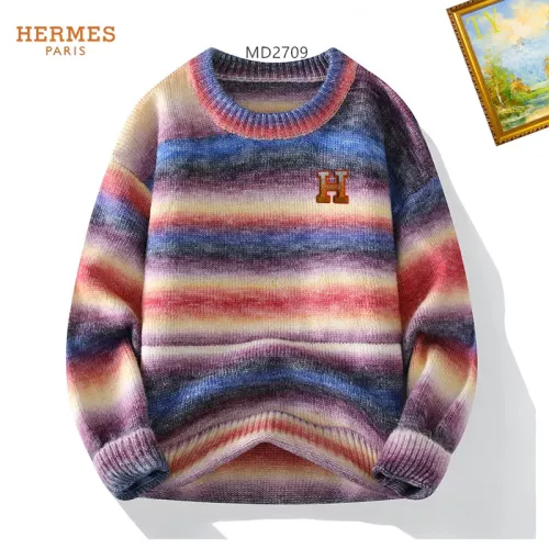 Wholesale Hermes Sweaters Long Sleeved For Men #1272451 $48.00 USD, Wholesale Quality Replica Hermes Sweaters