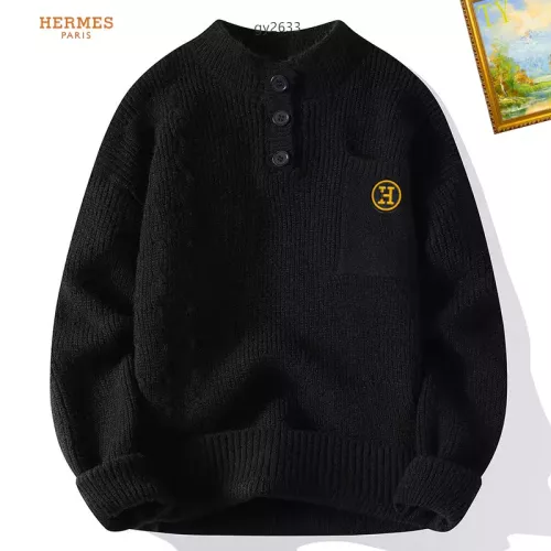 Wholesale Hermes Sweaters Long Sleeved For Men #1272464 $48.00 USD, Wholesale Quality Replica Hermes Sweaters