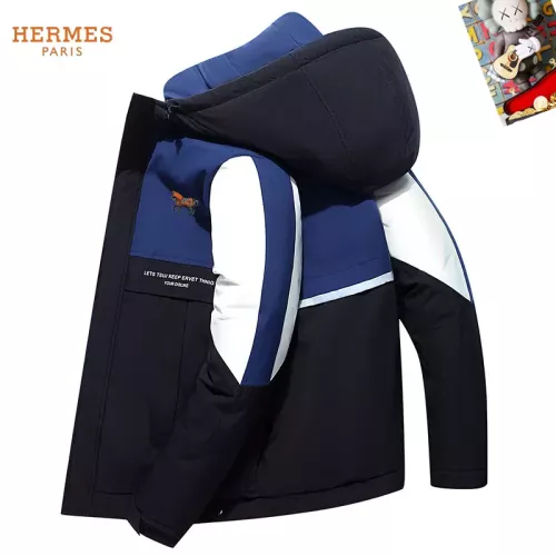 Wholesale Hermes Down Feather Coat Long Sleeved For Men #1272504 $82.00 USD, Wholesale Quality Replica Hermes Down Feather Coat