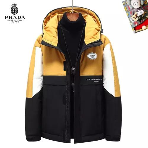 Wholesale Prada Down Feather Coat Long Sleeved For Men #1272562 $82.00 USD, Wholesale Quality Replica Prada Down Feather Coat