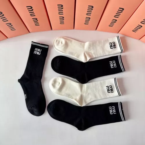 Replica MIU MIU Socks #1272786 $29.00 USD for Wholesale