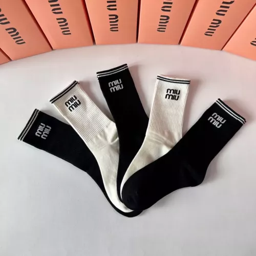 Replica MIU MIU Socks #1272786 $29.00 USD for Wholesale