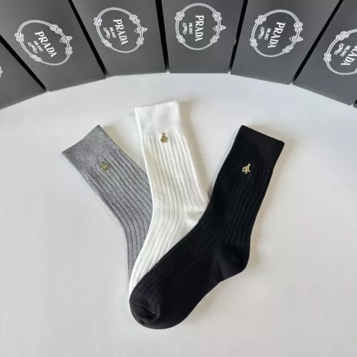 Replica Prada Socks #1272788 $32.00 USD for Wholesale