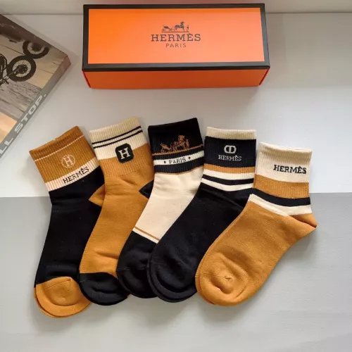 Replica Hermes Socks #1272792 $27.00 USD for Wholesale