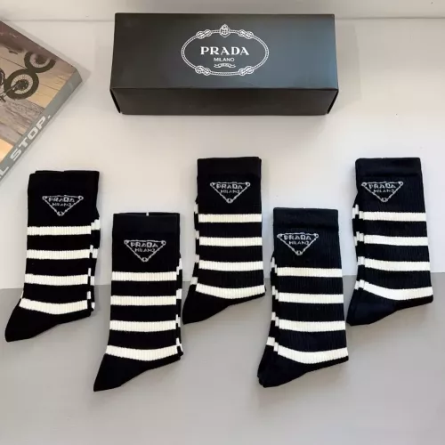 Replica Prada Socks #1272803 $29.00 USD for Wholesale