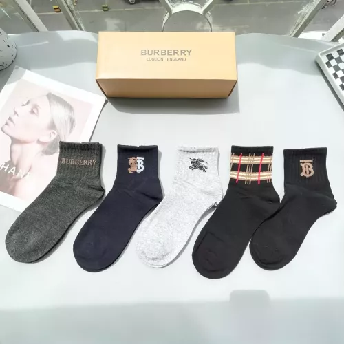 Replica Burberry Socks #1272808 $27.00 USD for Wholesale