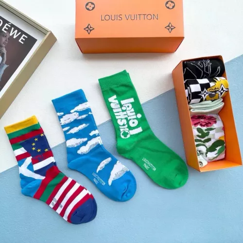 Replica Louis Vuitton LV Socks #1272810 $34.00 USD for Wholesale