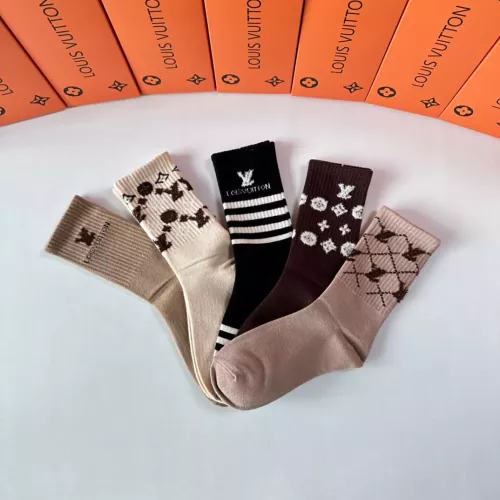 Replica Louis Vuitton LV Socks #1272819 $29.00 USD for Wholesale