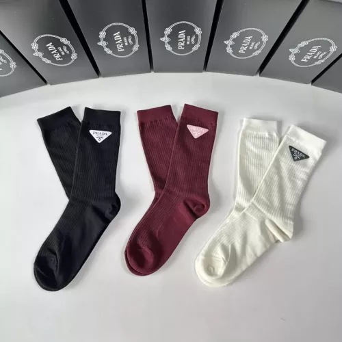 Replica Prada Socks #1272822 $32.00 USD for Wholesale