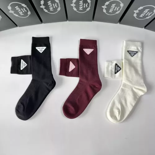 Replica Prada Socks #1272822 $32.00 USD for Wholesale