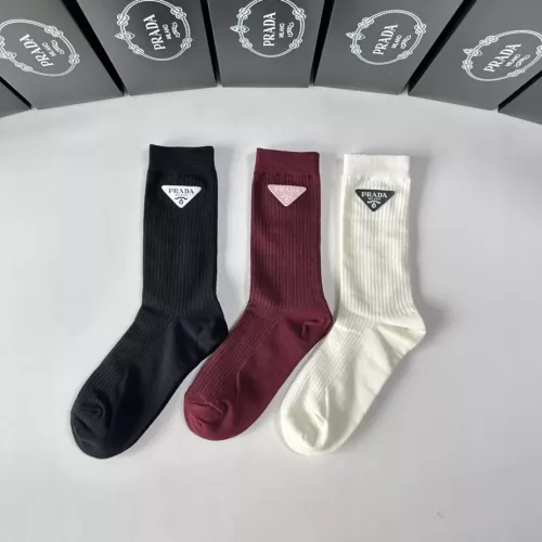 Replica Prada Socks #1272822 $32.00 USD for Wholesale