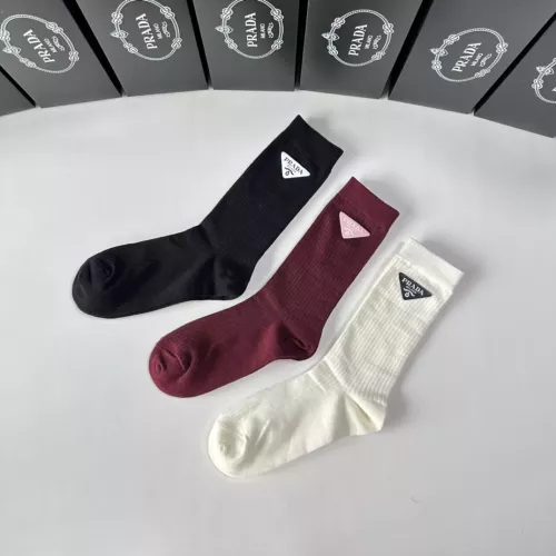 Replica Prada Socks #1272822 $32.00 USD for Wholesale