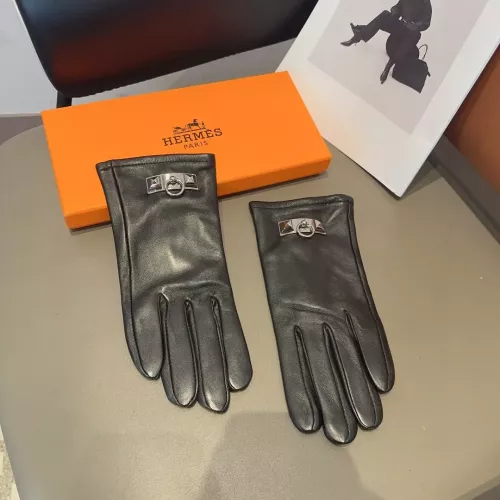 Replica Hermes Gloves #1272846 $52.00 USD for Wholesale