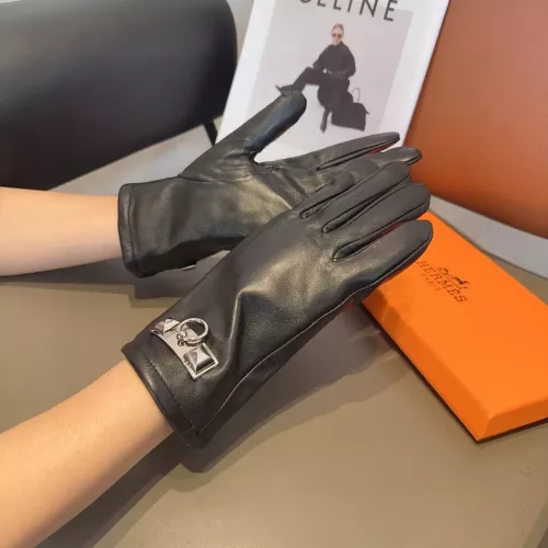 Replica Hermes Gloves #1272846 $52.00 USD for Wholesale