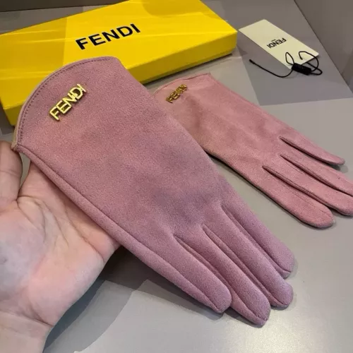 Replica Fendi Gloves For Women #1272853 $36.00 USD for Wholesale