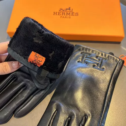 Replica Hermes Gloves For Women #1272861 $45.00 USD for Wholesale