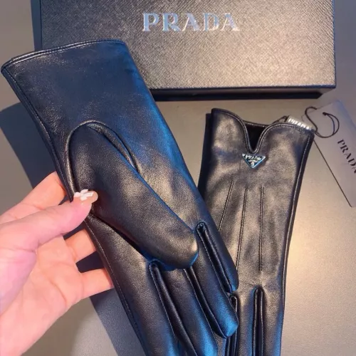 Replica Prada Gloves For Women #1272885 $45.00 USD for Wholesale