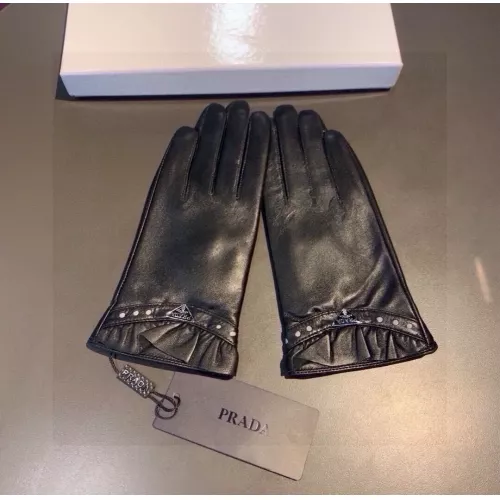 Replica Prada Gloves For Women #1272886 $45.00 USD for Wholesale