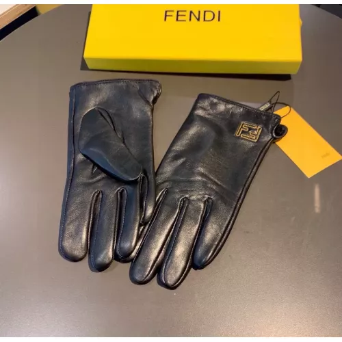 Replica Fendi Gloves For Women #1272901 $36.00 USD for Wholesale