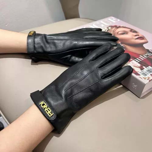 Replica Fendi Gloves For Women #1272903 $48.00 USD for Wholesale