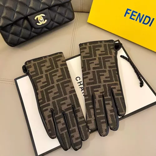 Wholesale Fendi Gloves #1272936 $48.00 USD, Wholesale Quality Replica Fendi Gloves