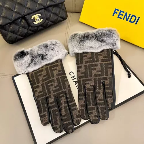 Wholesale Fendi Gloves #1272941 $48.00 USD, Wholesale Quality Replica Fendi Gloves