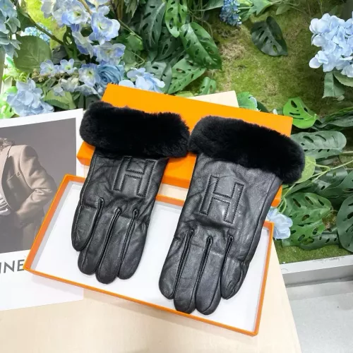 Replica Hermes Gloves For Women #1272950 $42.00 USD for Wholesale