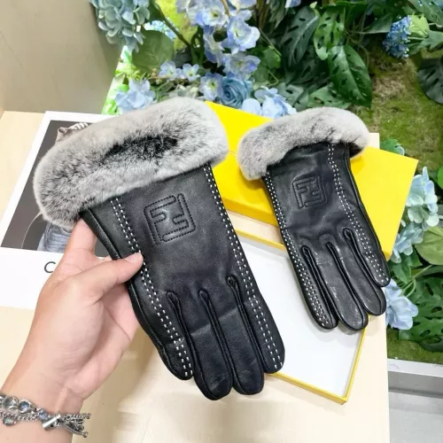 Replica Fendi Gloves For Women #1272951 $45.00 USD for Wholesale