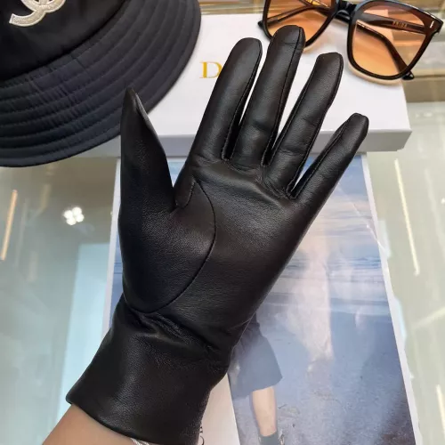 Replica Christian Dior Gloves For Women #1272961 $60.00 USD for Wholesale