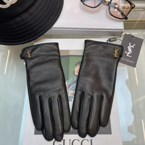 Wholesale Yves Saint Laurent Gloves For Women #1272962 $60.00 USD, Wholesale Quality Replica Yves Saint Laurent Gloves